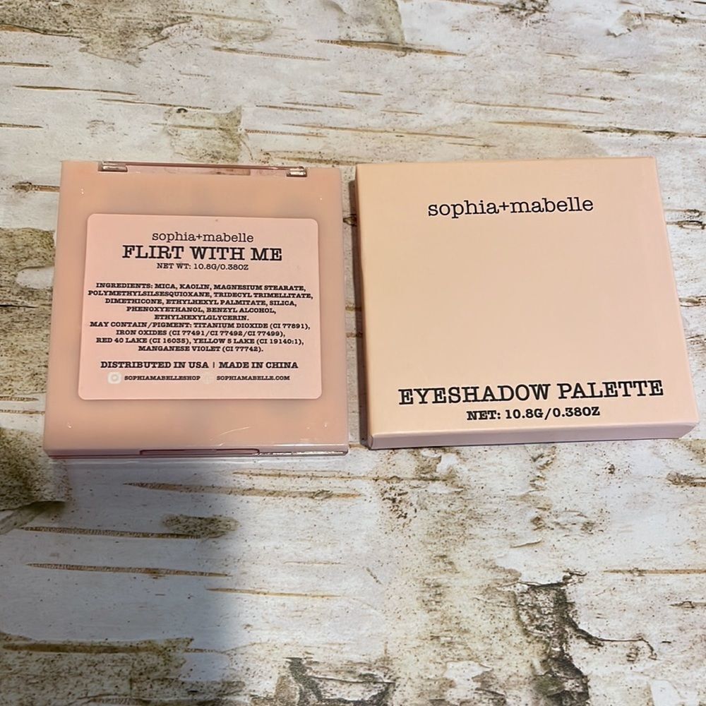 ☀️ Sophia+mabelle Eyeshadow Palette in pink and browns